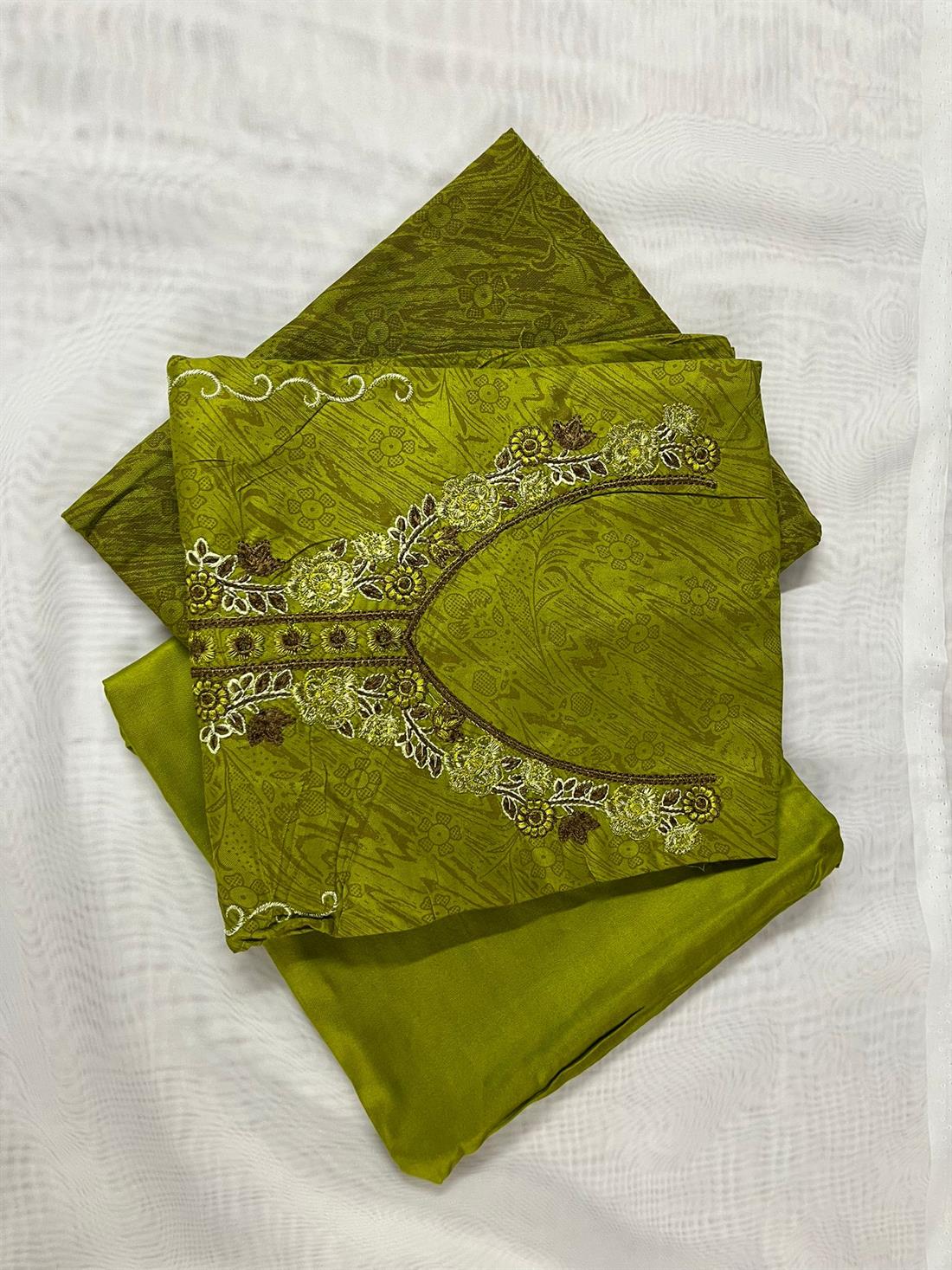 Green Unstitched 3 Piece Suits