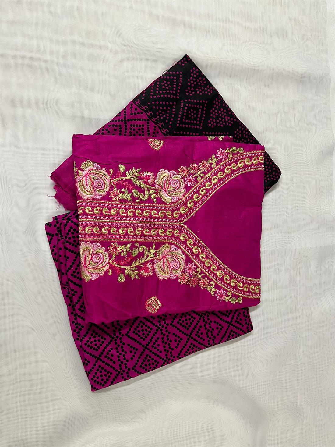 Hot Pink Unstitched 3 Piece Suits