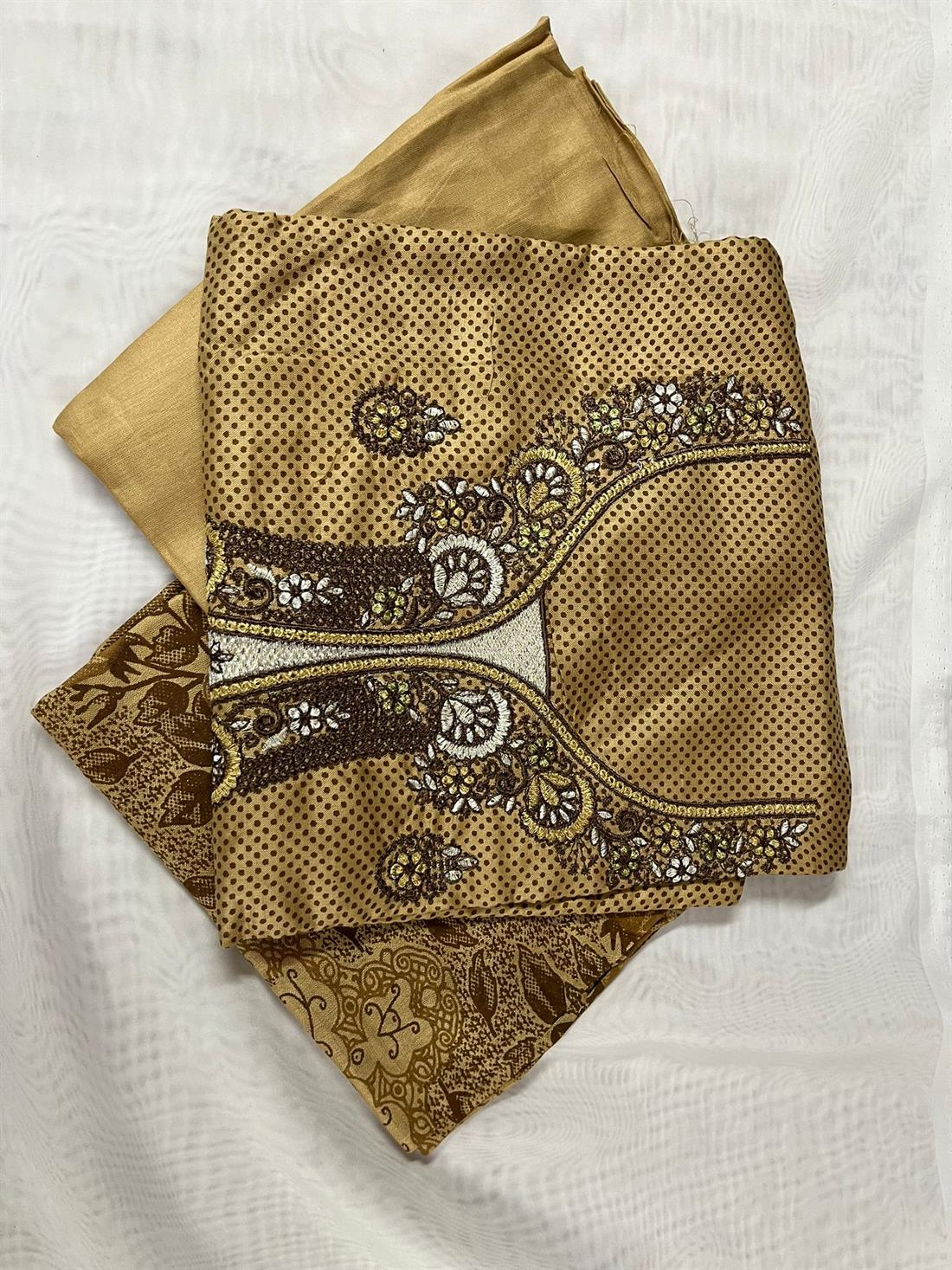 Gold Unstitched 3 Piece Suits