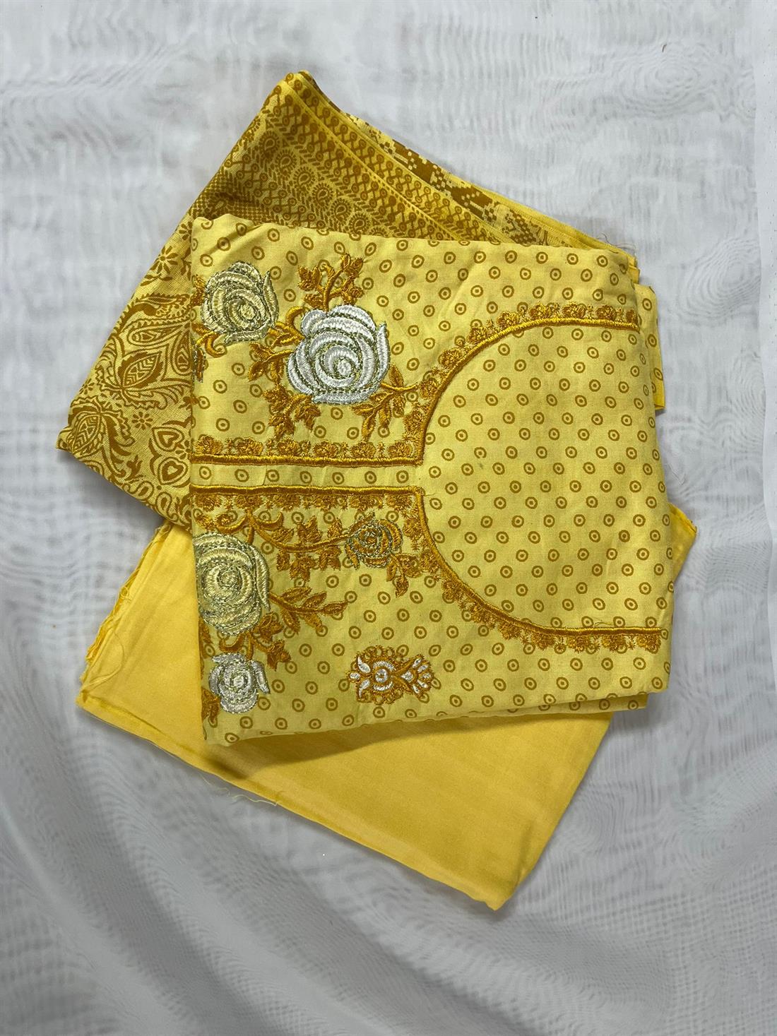 Yellow Unstitched 3 Piece Suits
