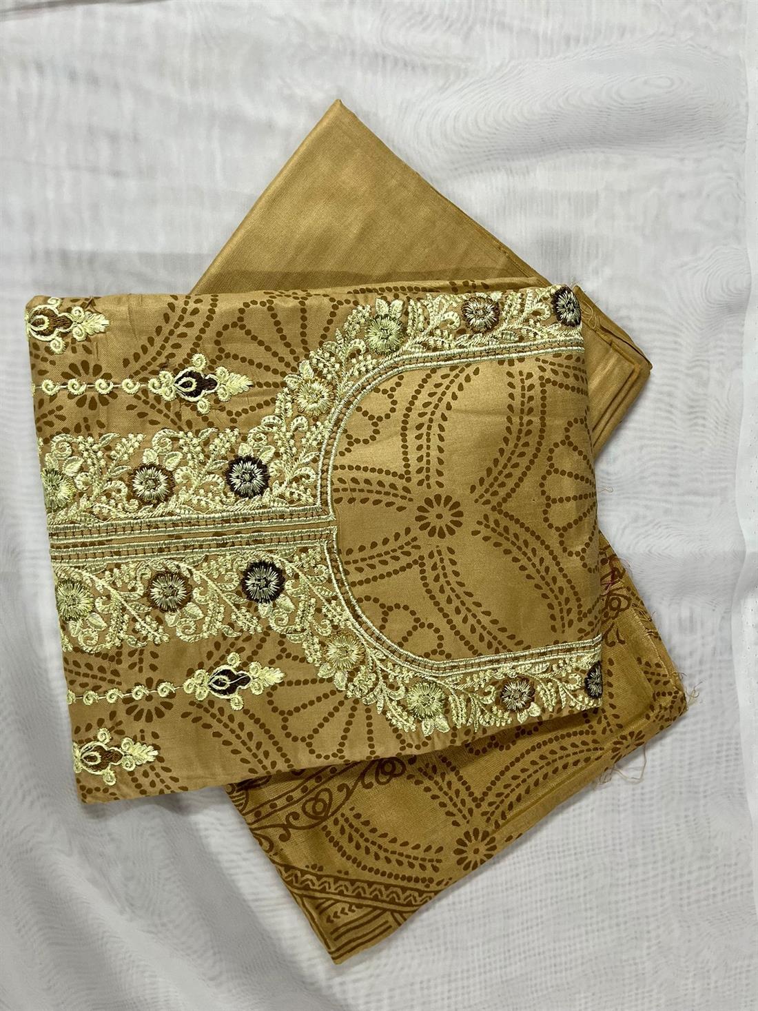 Gold Unstitched 3 Piece Suits