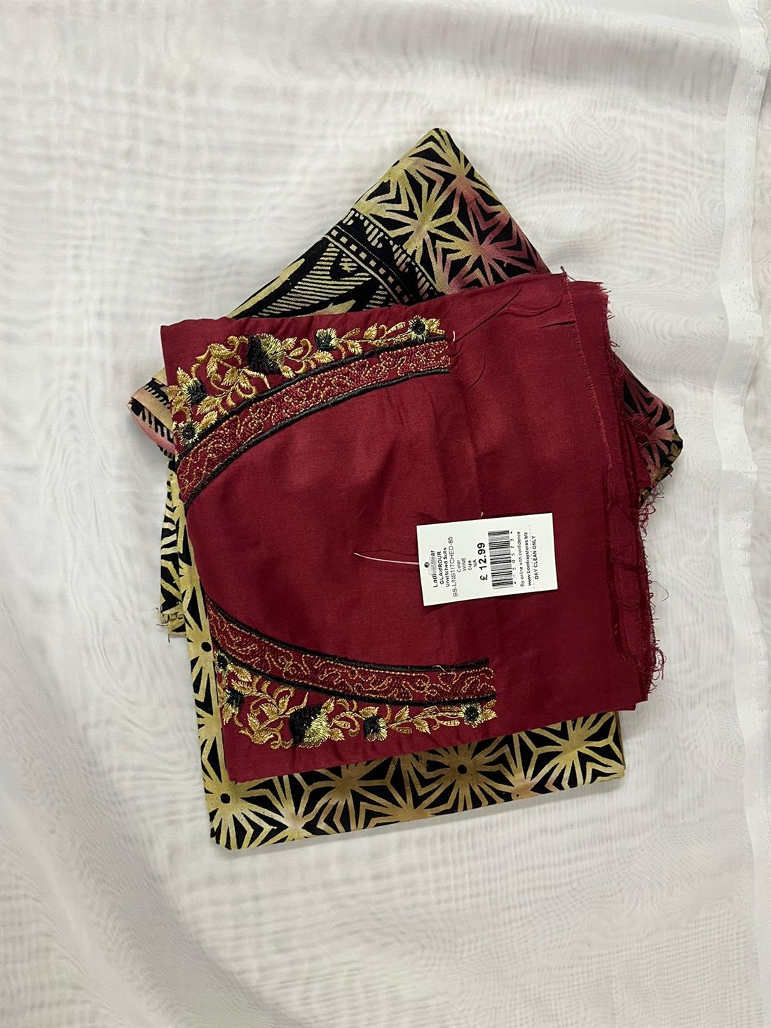 Maroon Unstitched 3 Piece Suits