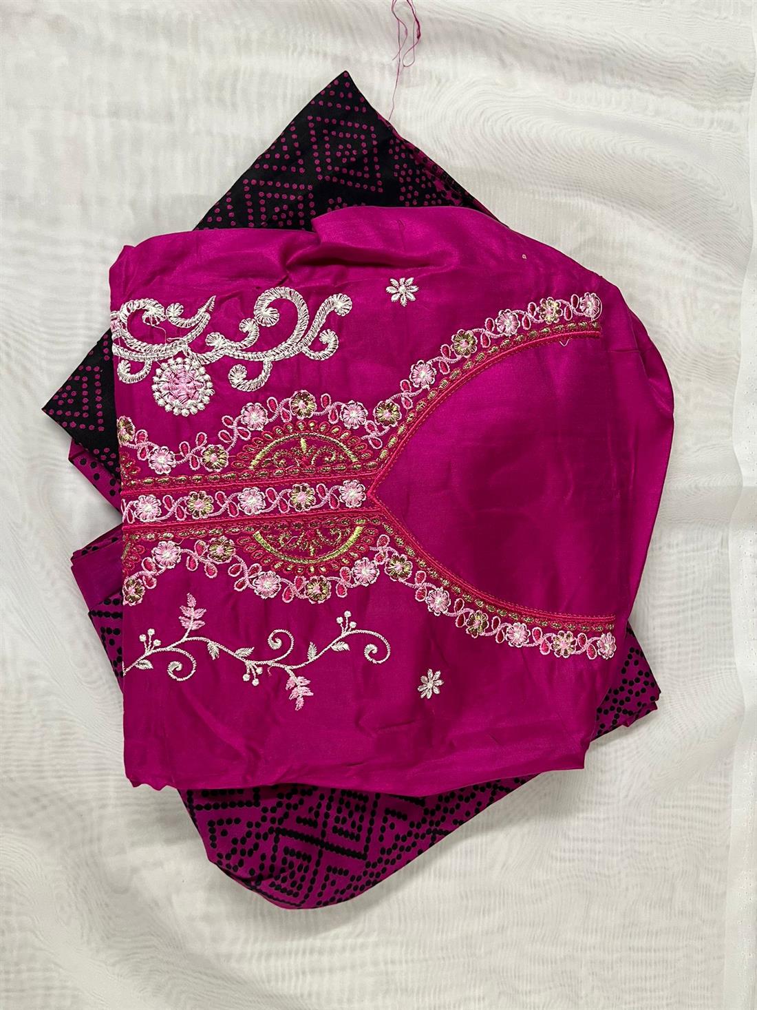 Hot Pink Unstitched 3 Piece Suits