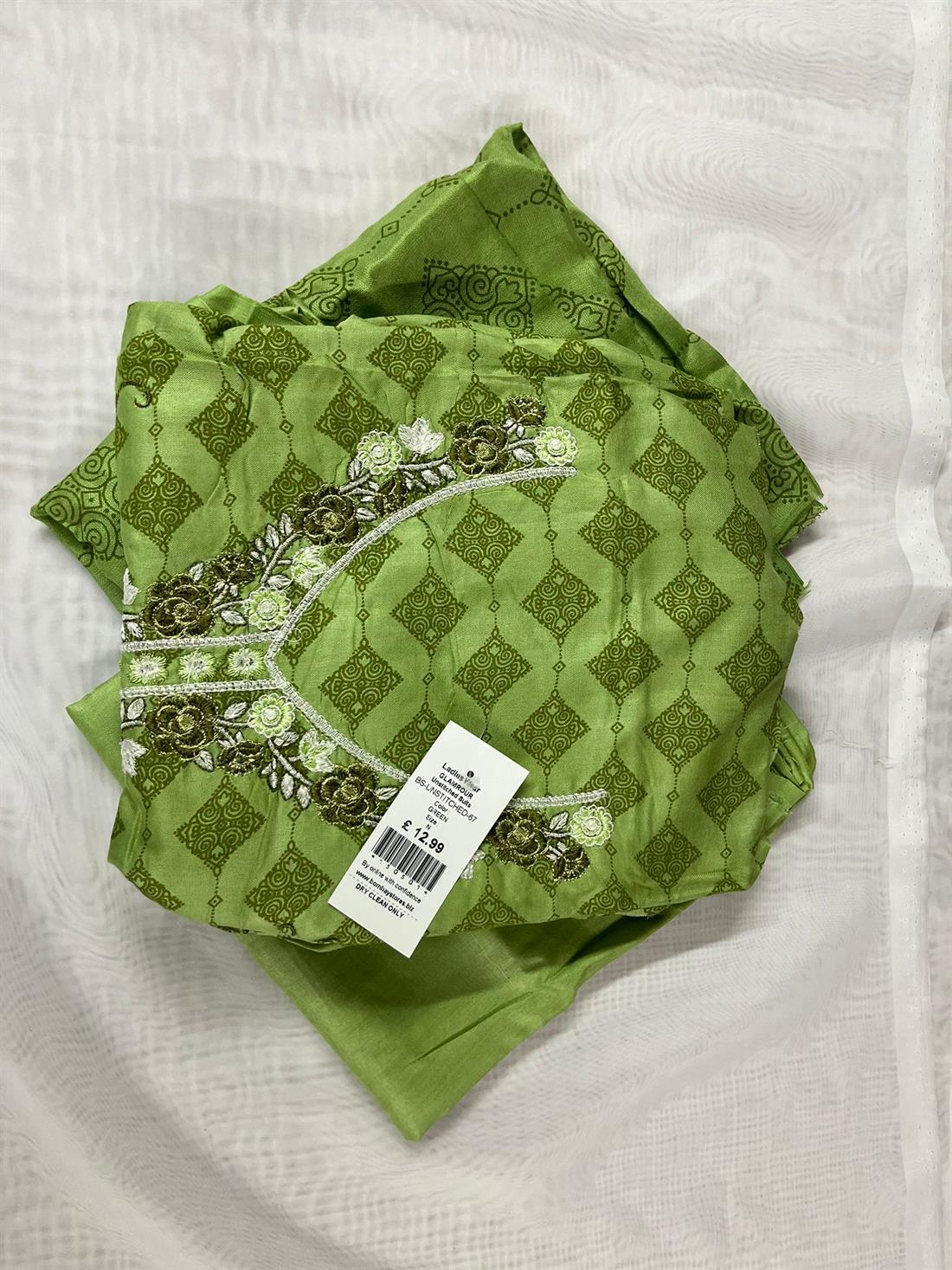 Green Unstitched 3 Piece Suits