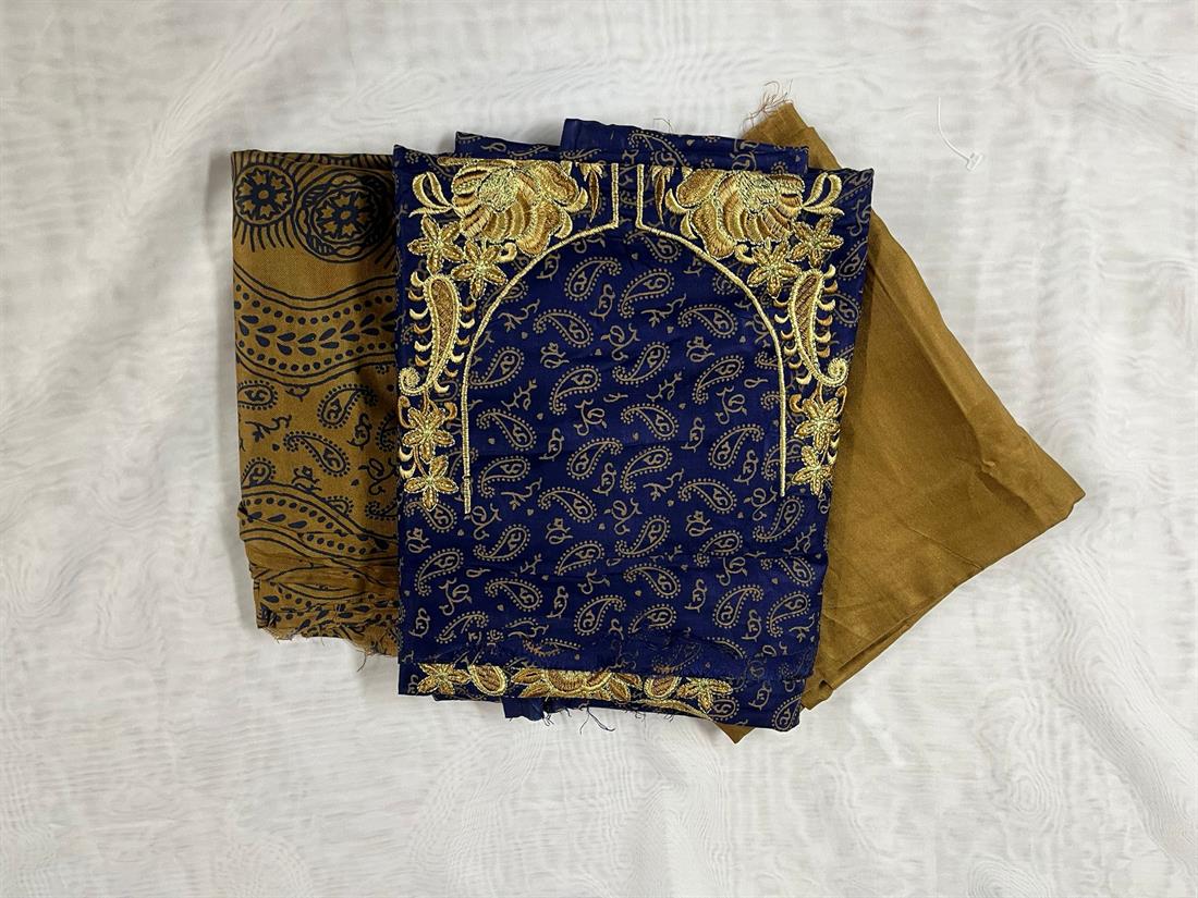 Navy Unstitched 3 Piece Suits