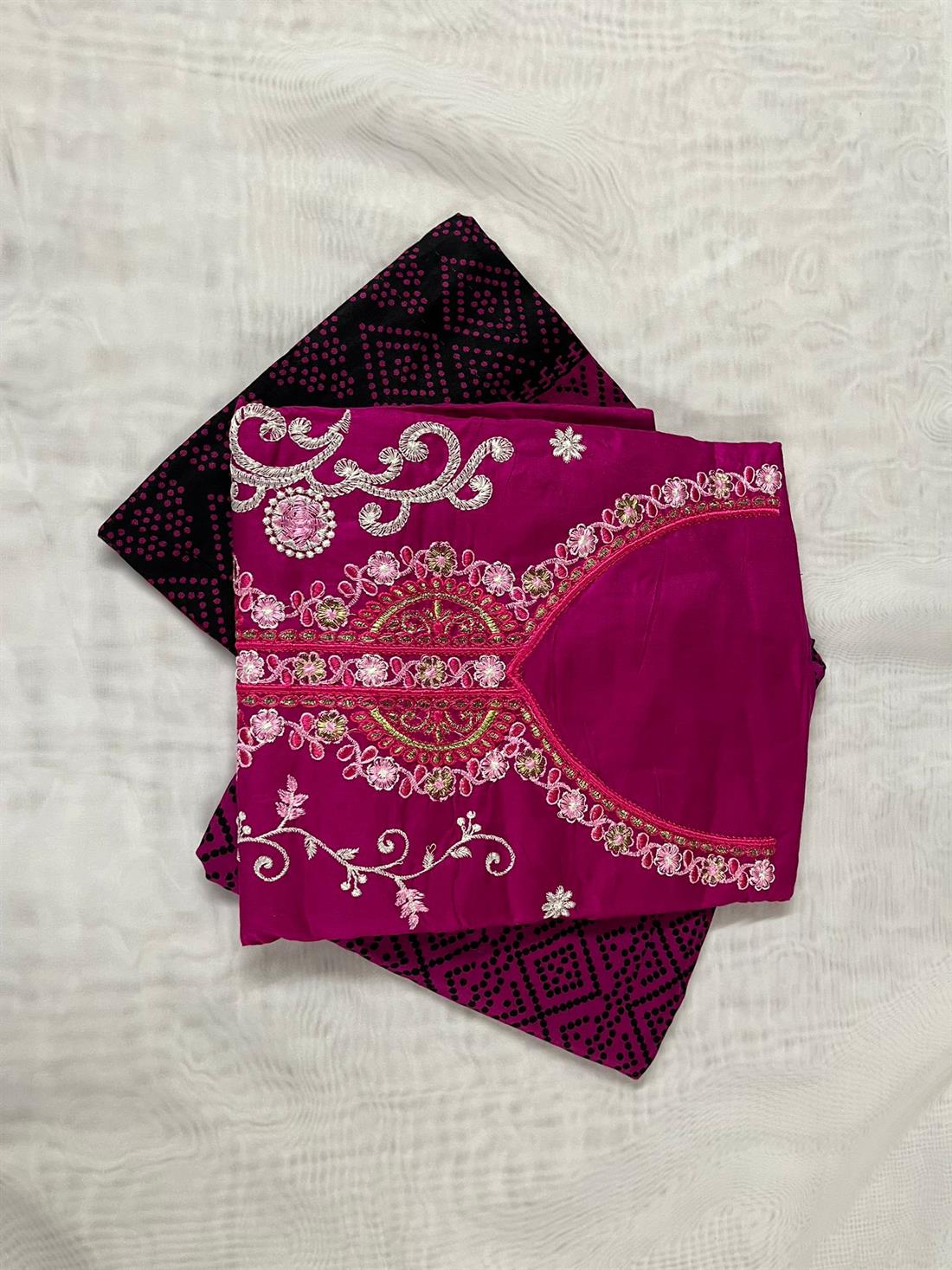 Hot Pink Unstitched 3 Piece Suits