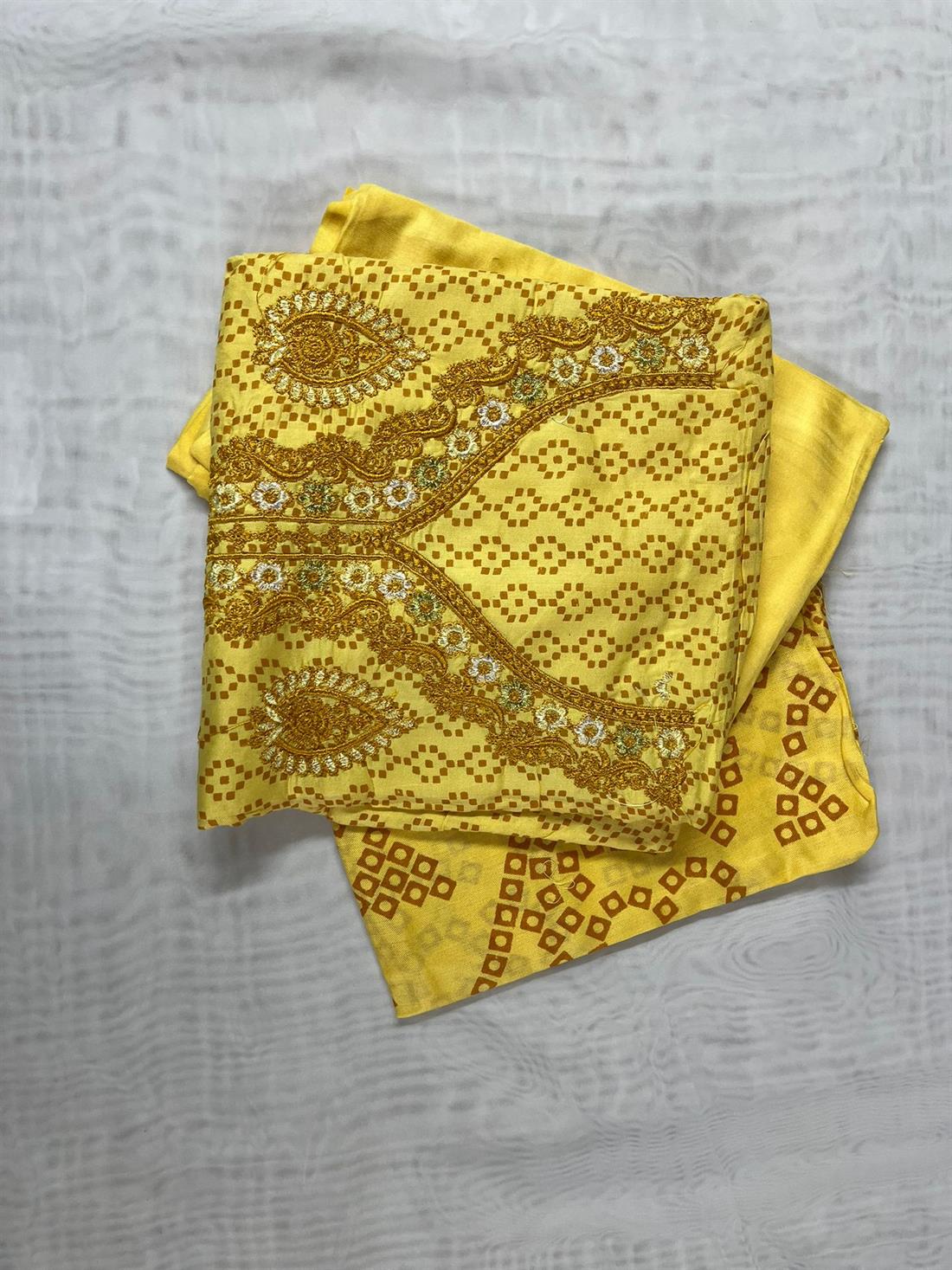 Yellow Unstitched 3 Piece Suits