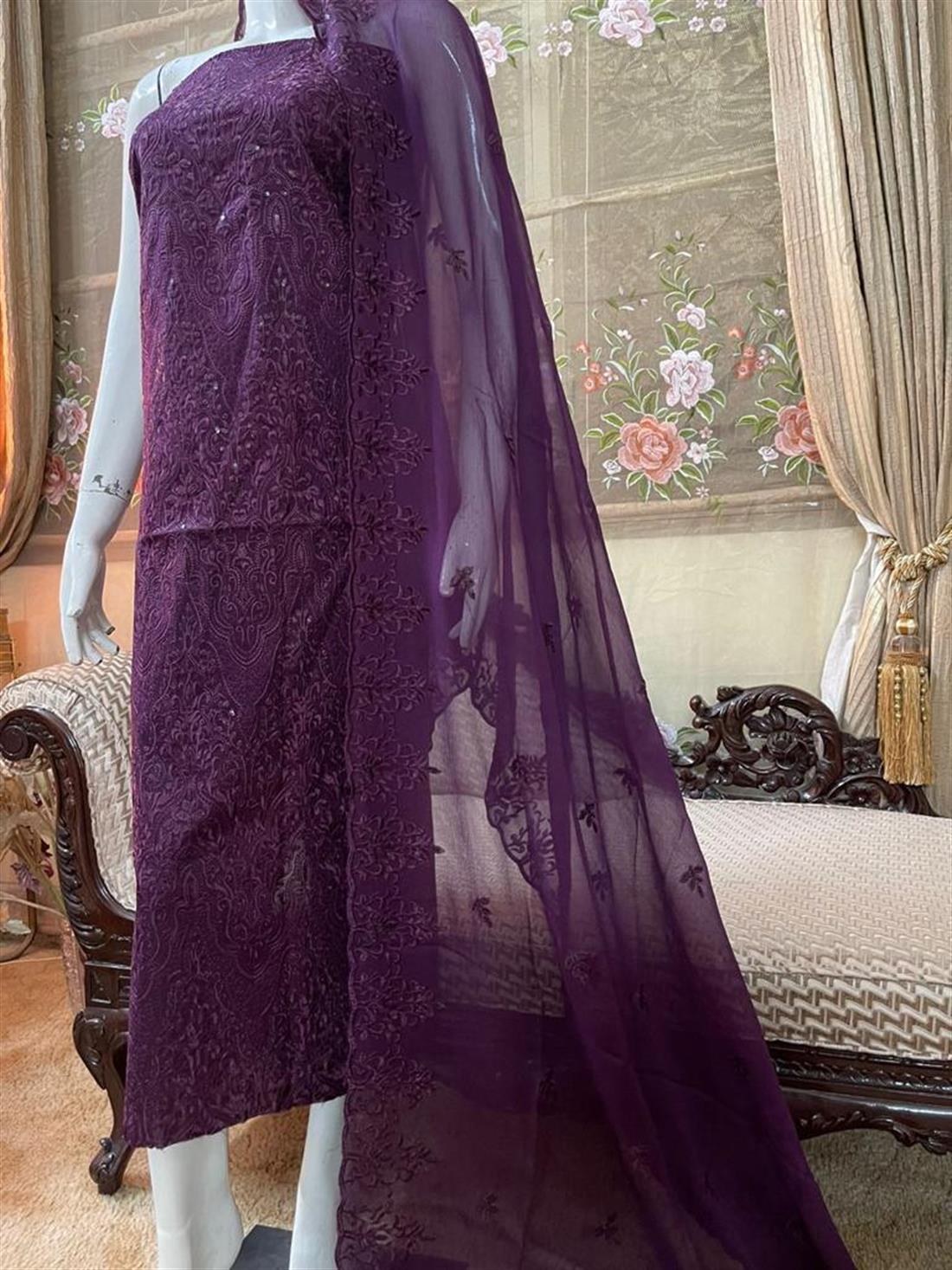 Purple Unstitched Suit