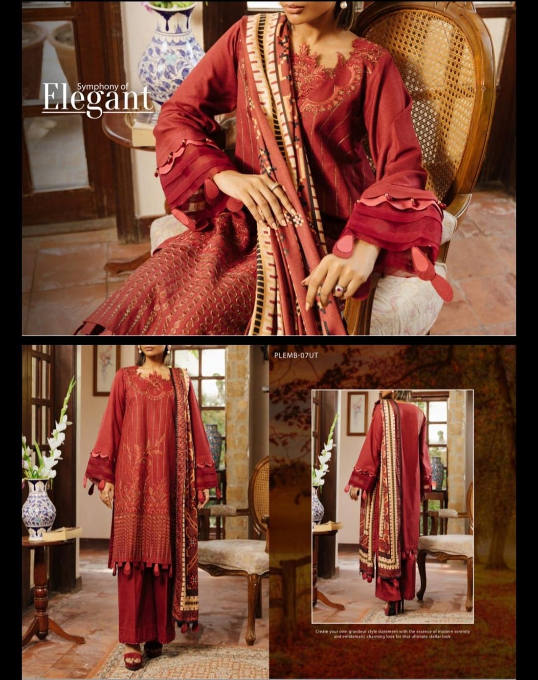 Wine Unstitched Suit