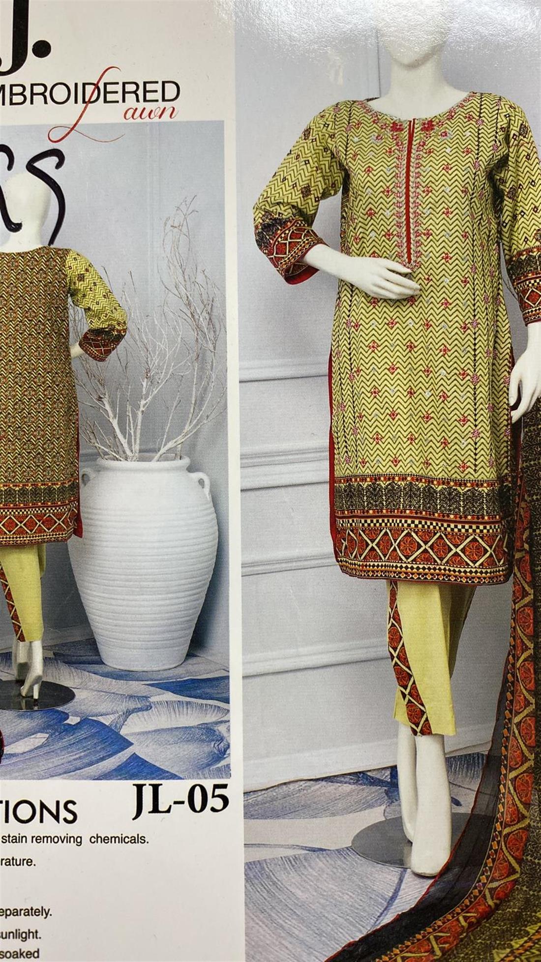 Mint G Embroidered Lawn Unstitched Suit