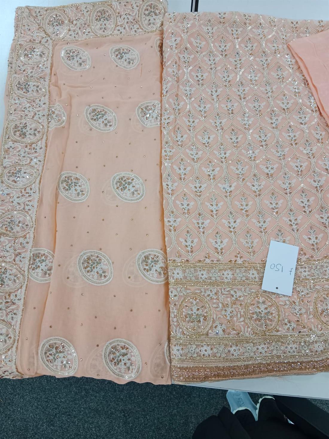 Peach Unstitched Suit