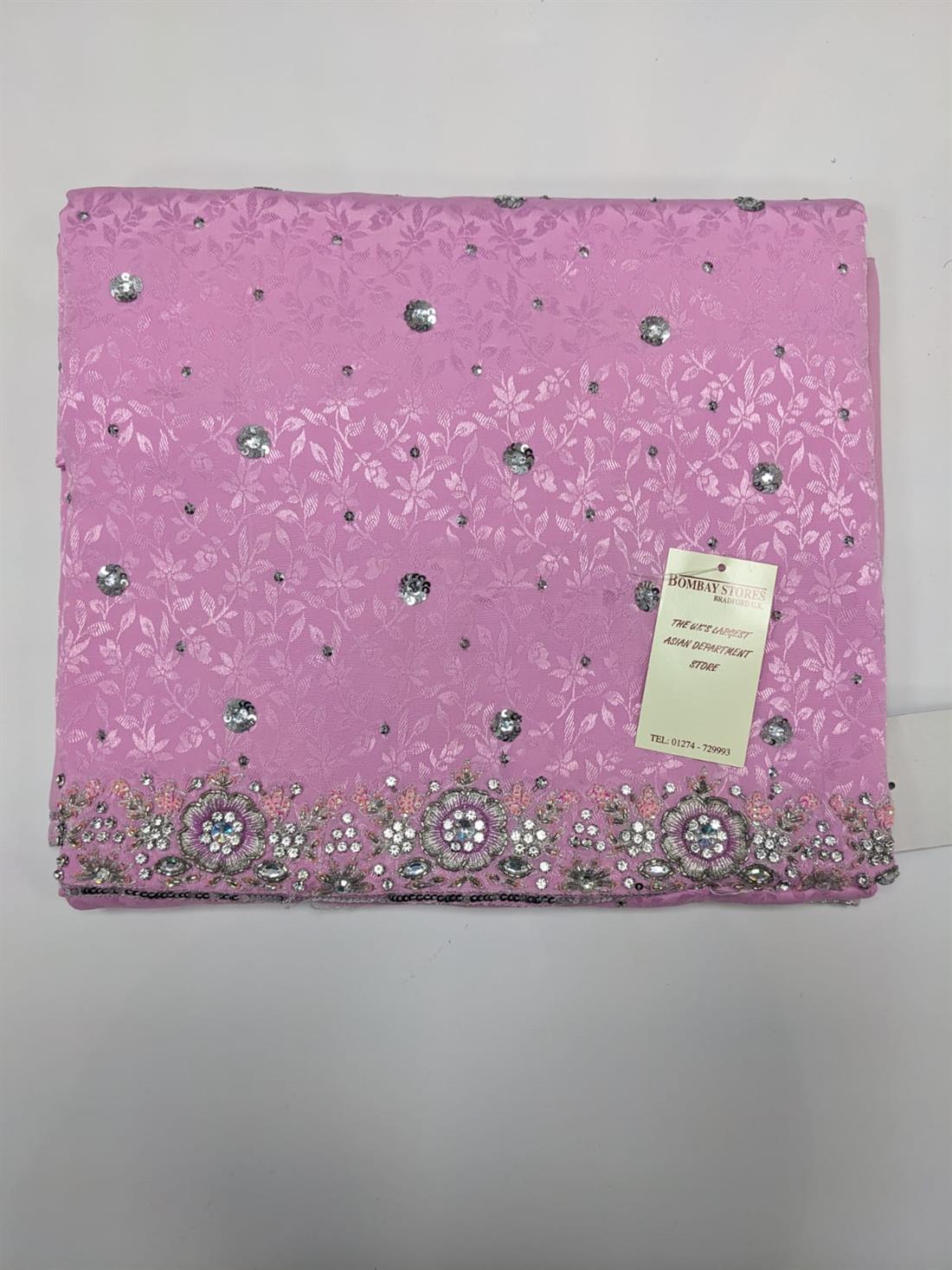 Baby Pink Unstitched Suit