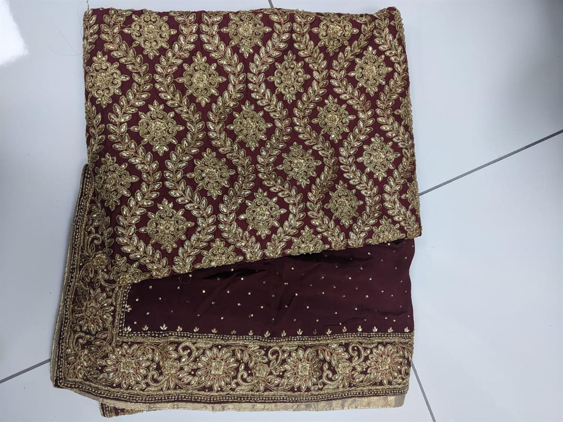 Maroon Unstitched Suit