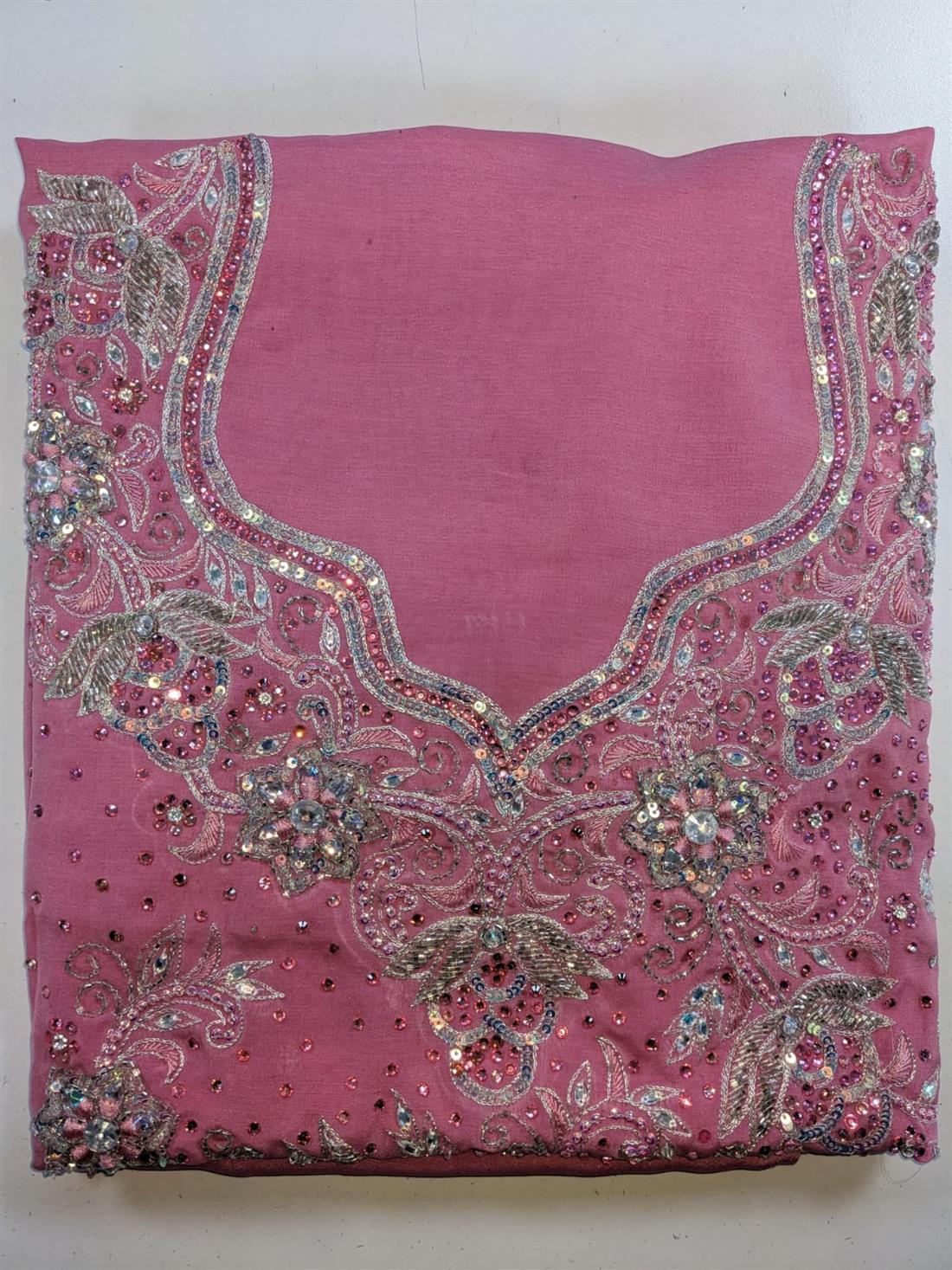 Pink Unstitched Suit