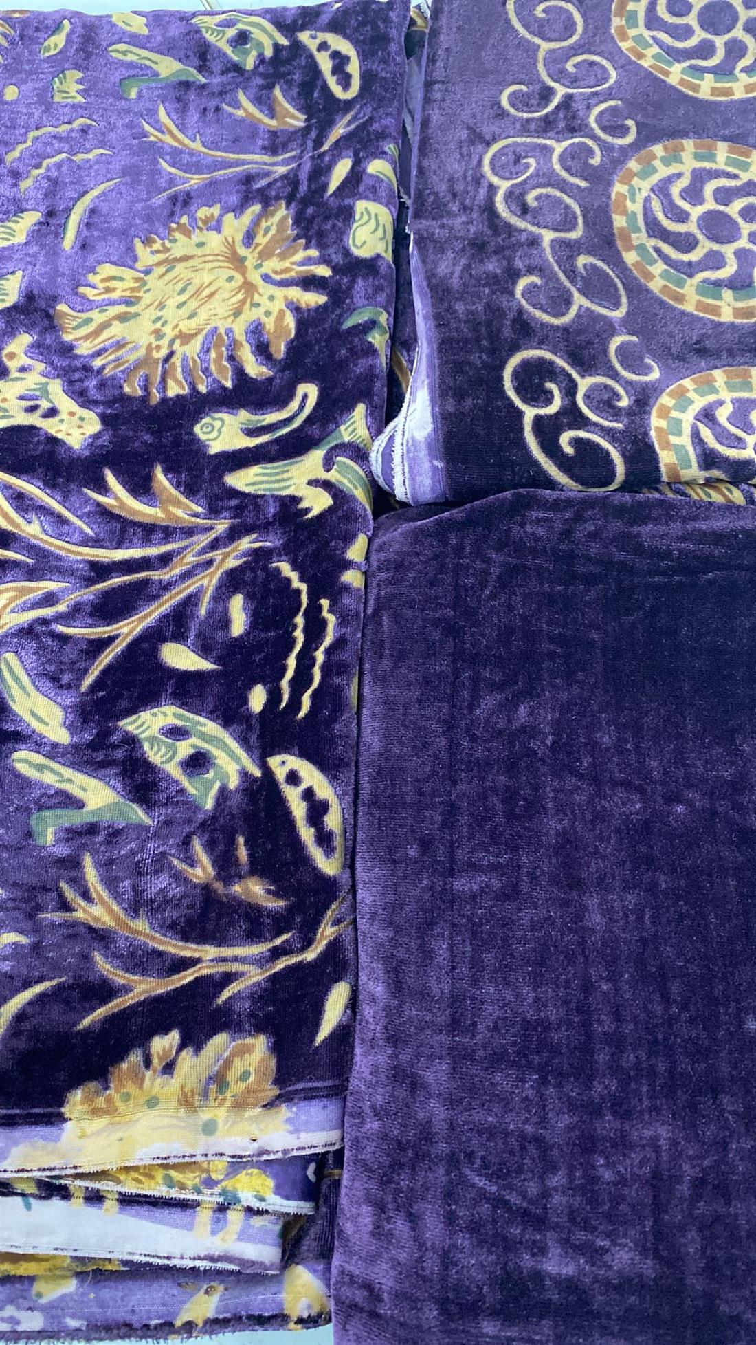 Purple Velvet Plachi Suit