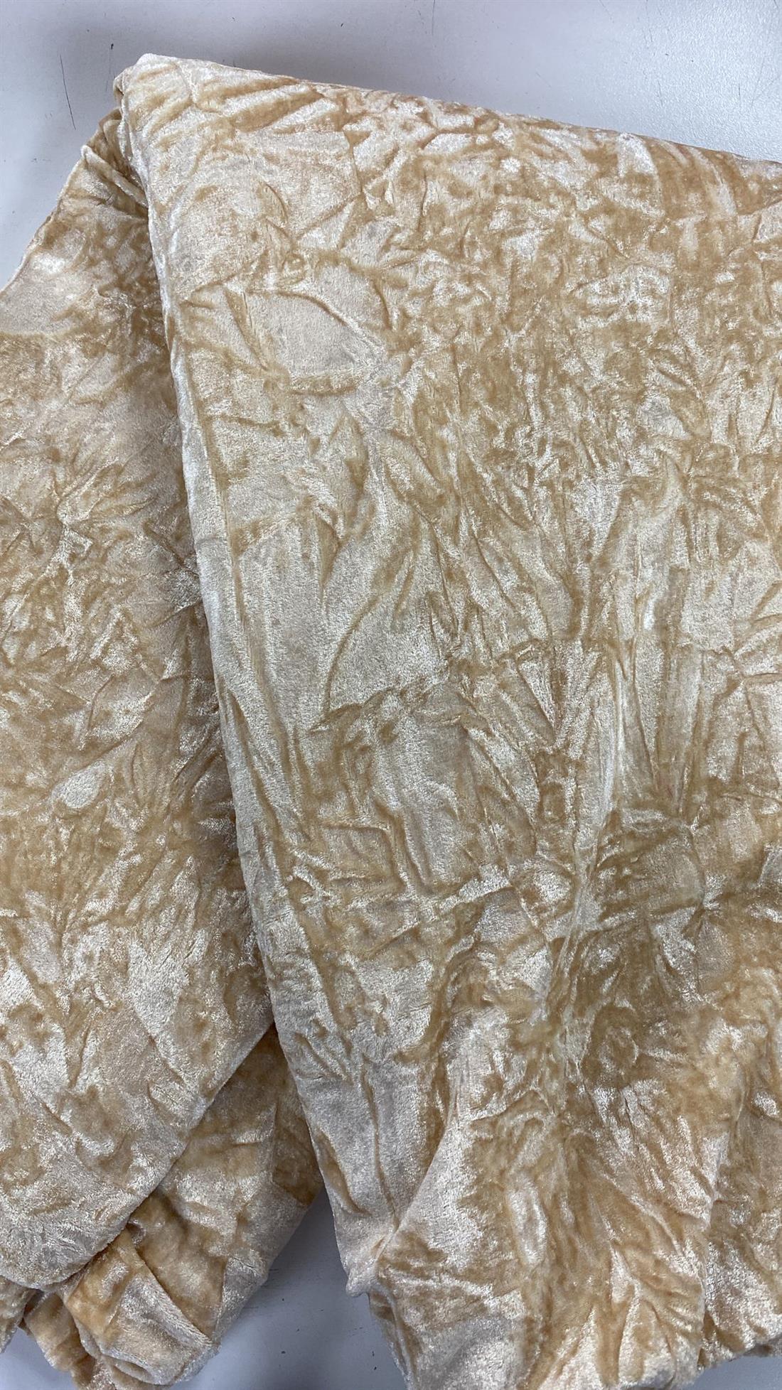 Beige Velvet Suit