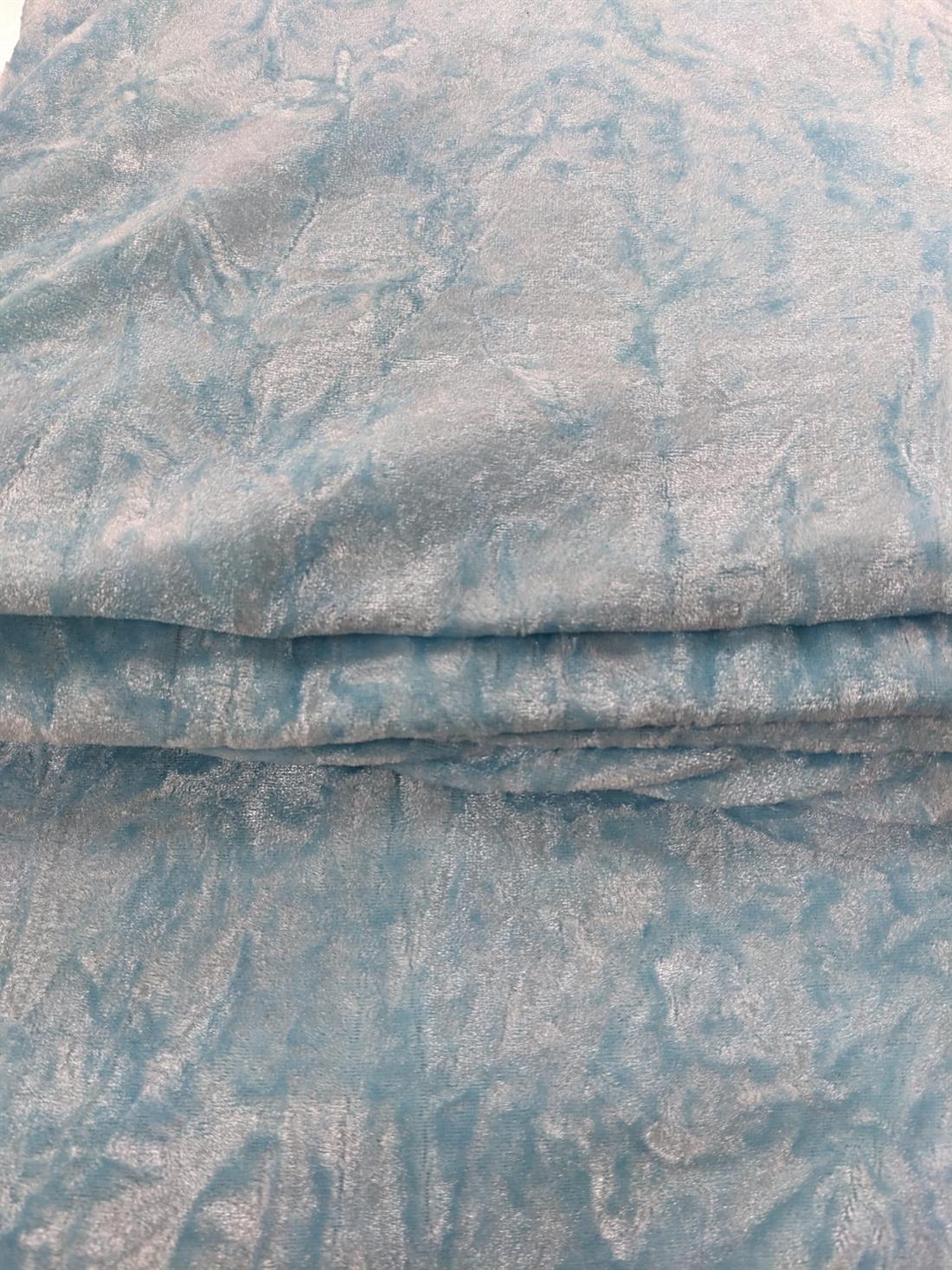 Light Blue Velvet Suit