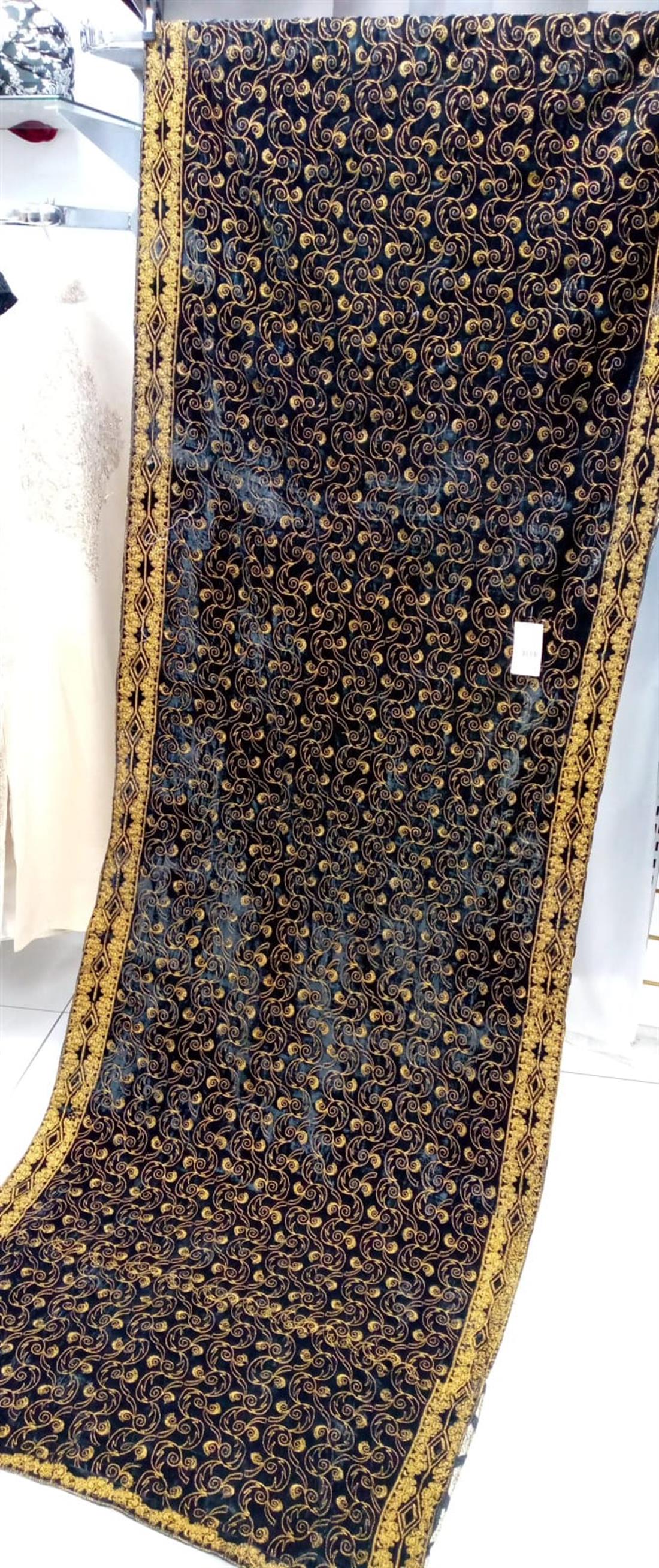 Black Velvet Shawl