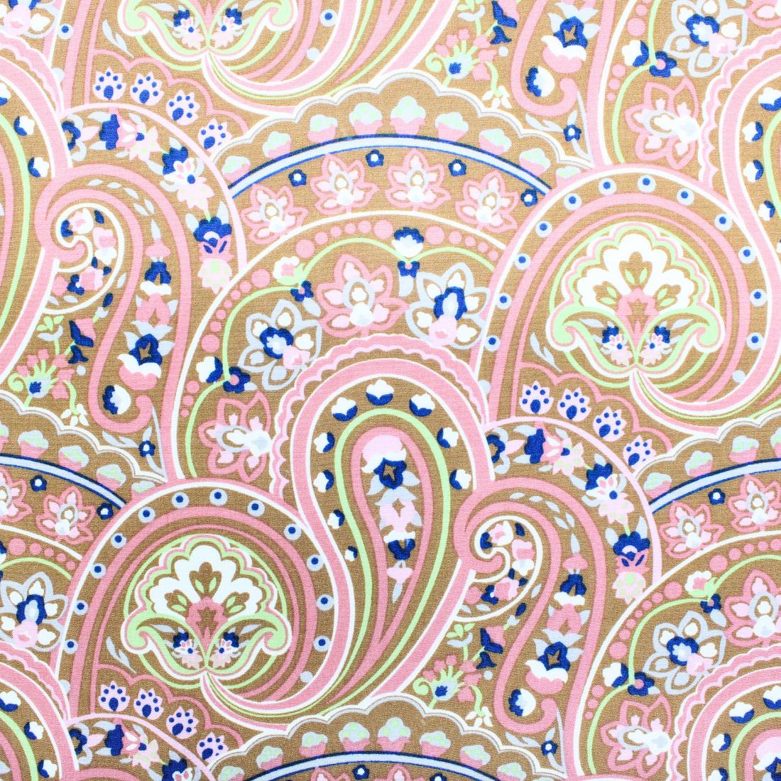 Coral Crepe 2 Yards of Printed Dressmaking Viscose