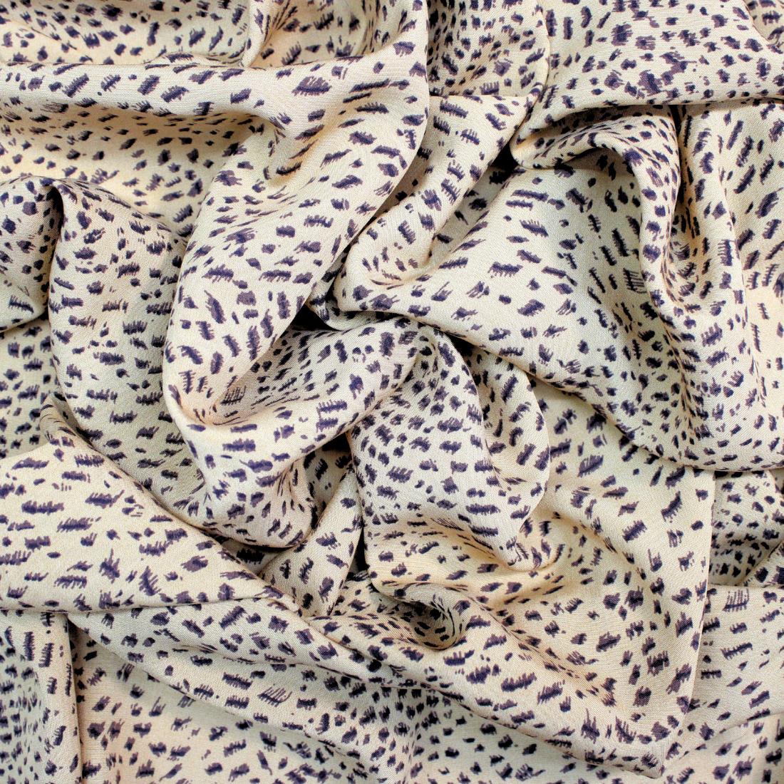 Sand Crepe 2 Yards of Printed Dressmaking Viscose