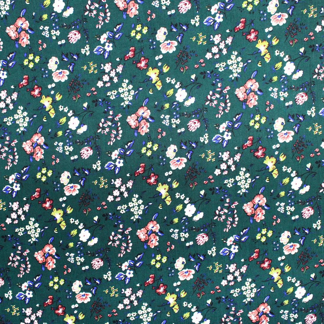 Bottle Crepe 2 Yards of Printed Dressmaking Viscose