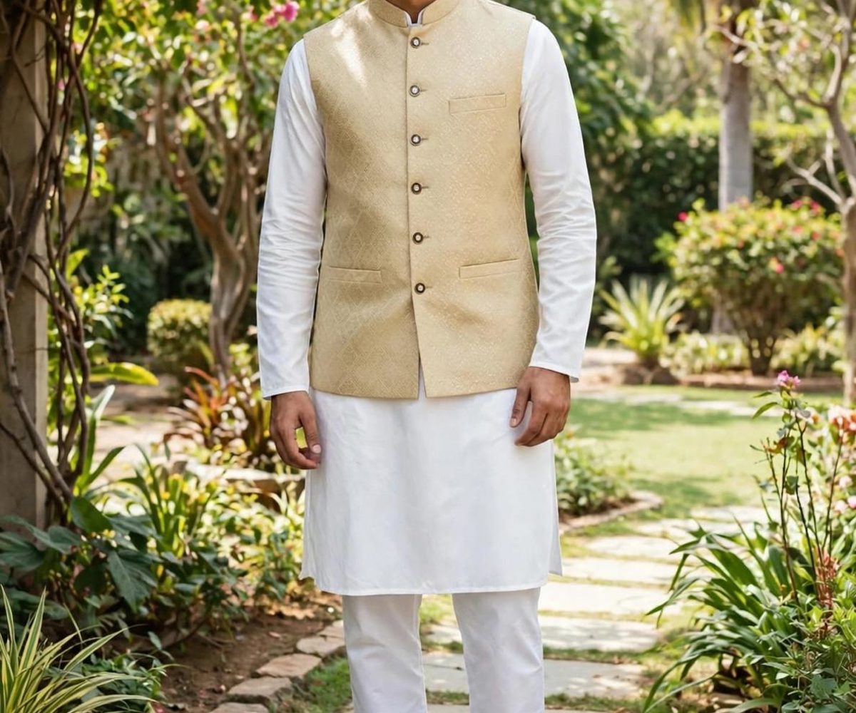 Gold Mens Waistcoat