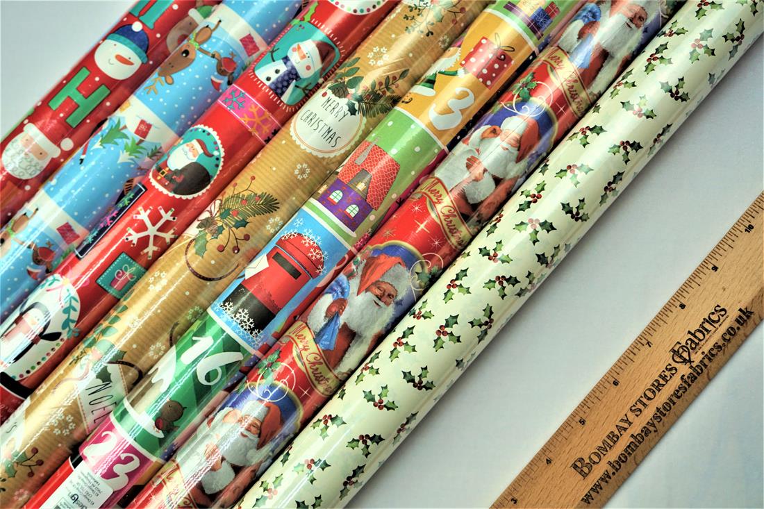 Picture 8mtrs Gift Wrapping Paper