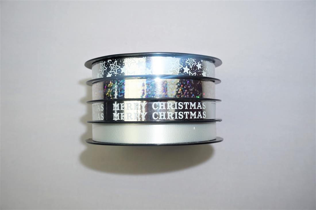 Silver 16mtr Curling Ribbon