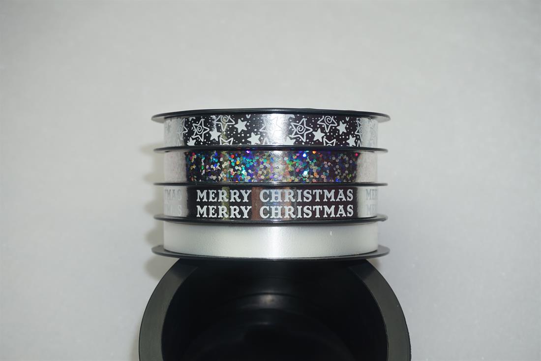 Silver 16mtr Curling Ribbon