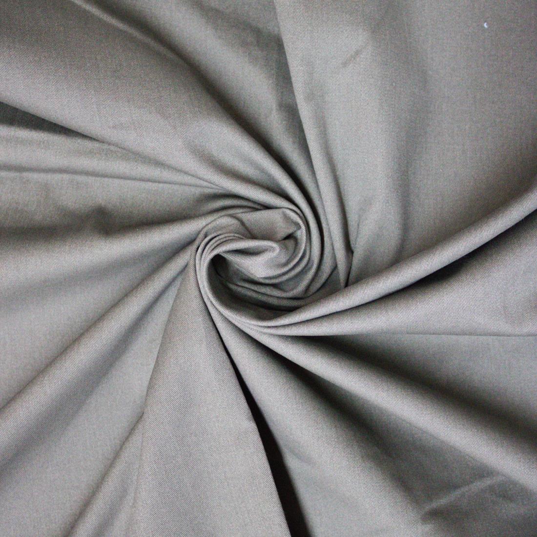 Olive Strecthy Cotton Drill Fabric