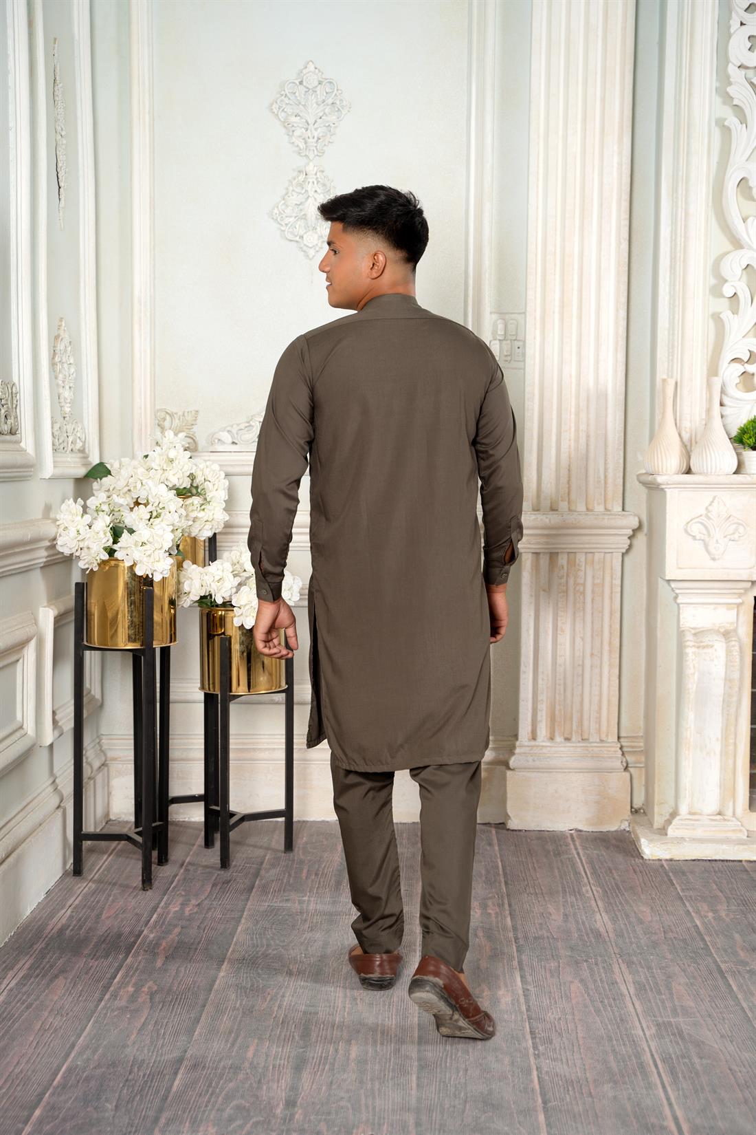 Petrol Mens Salwar Kameez