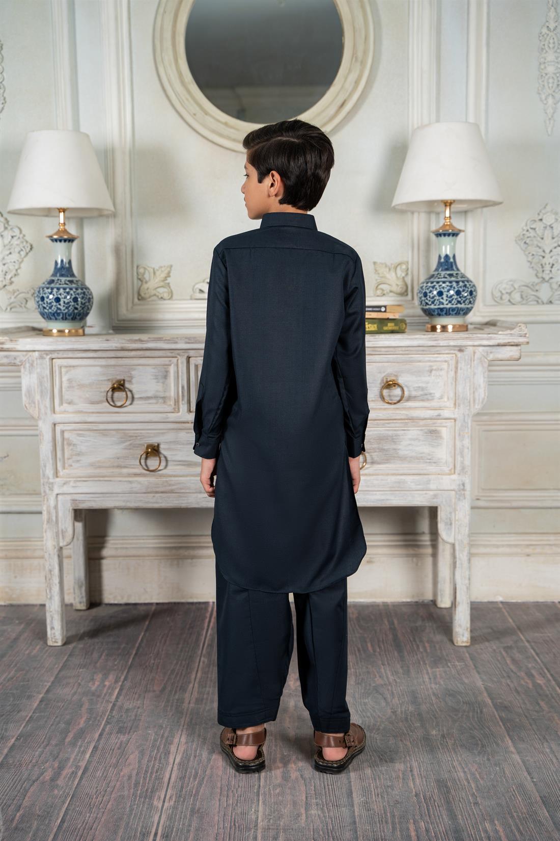 Greenish Blue Mens Salwar Kameez