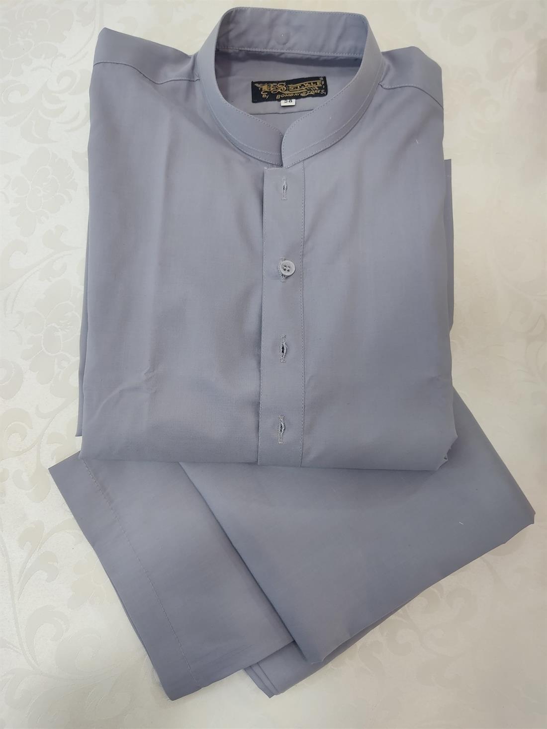 Grey Mens Salwar Kameez