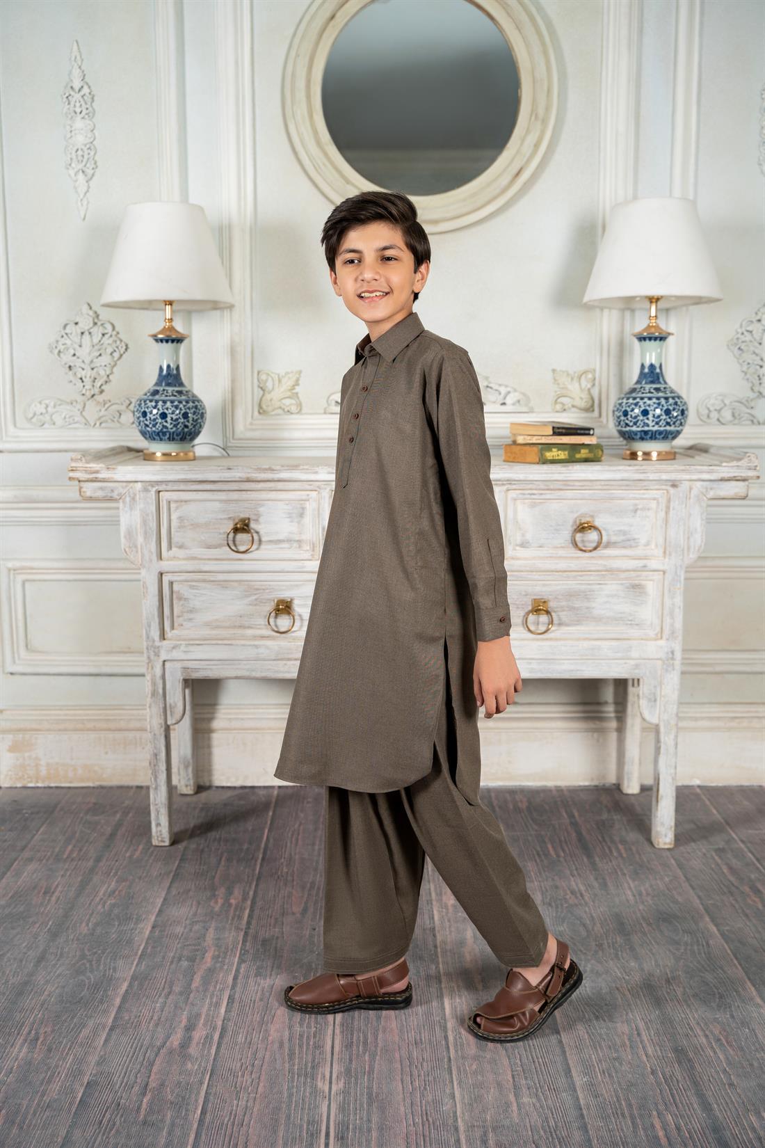 Olive Mens Salwar Kameez