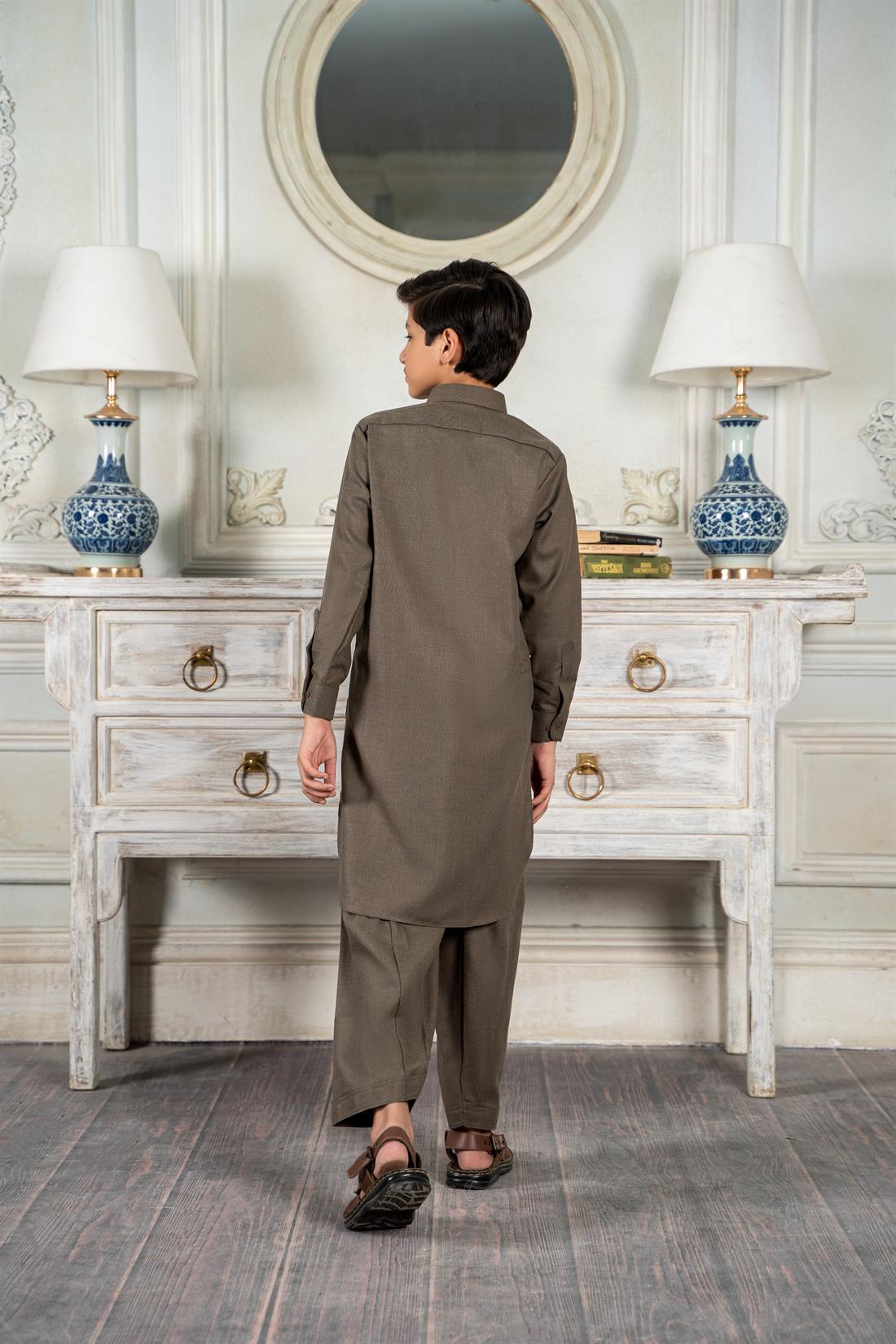 Olive Mens Salwar Kameez