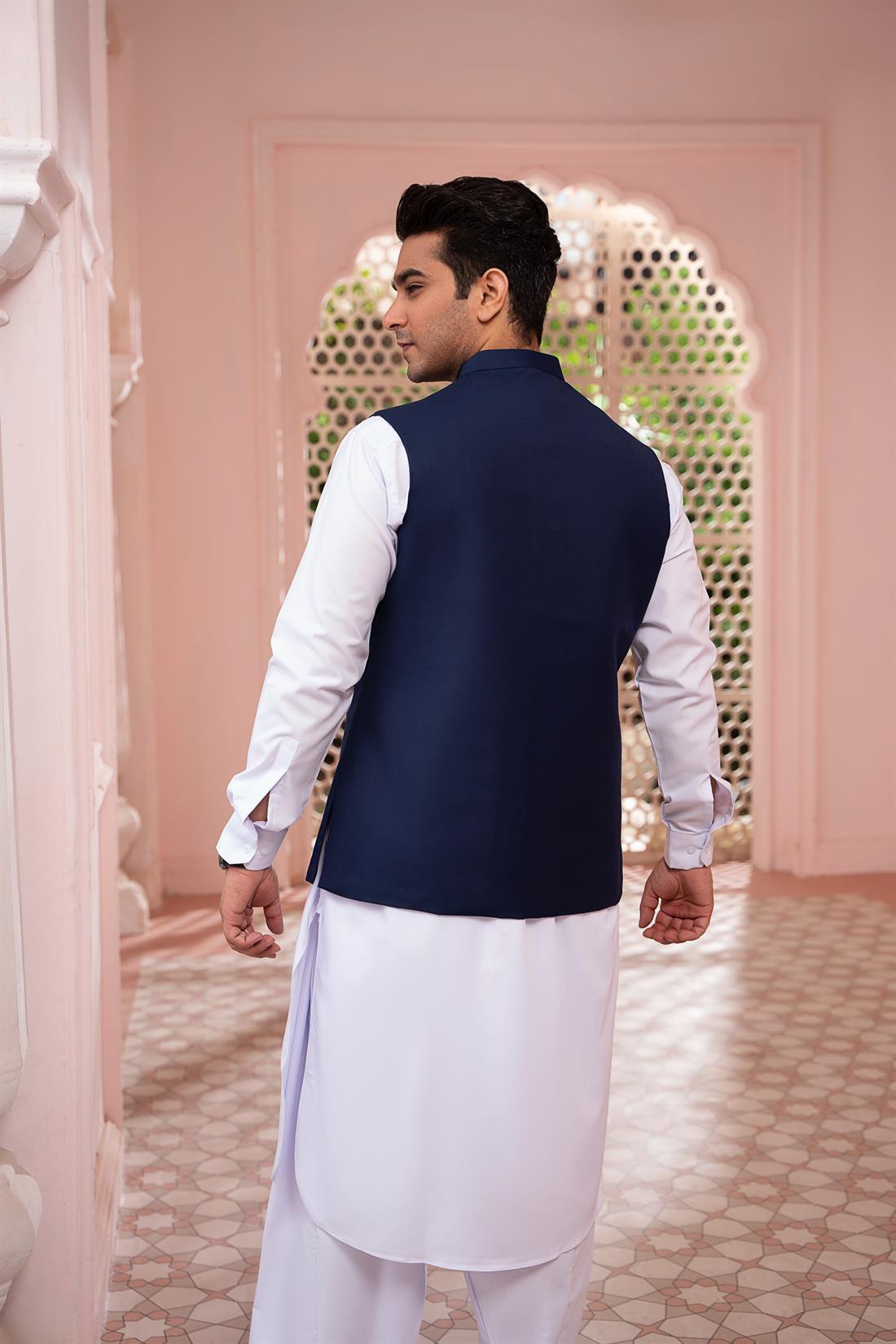 Navy Suit Waistcoat