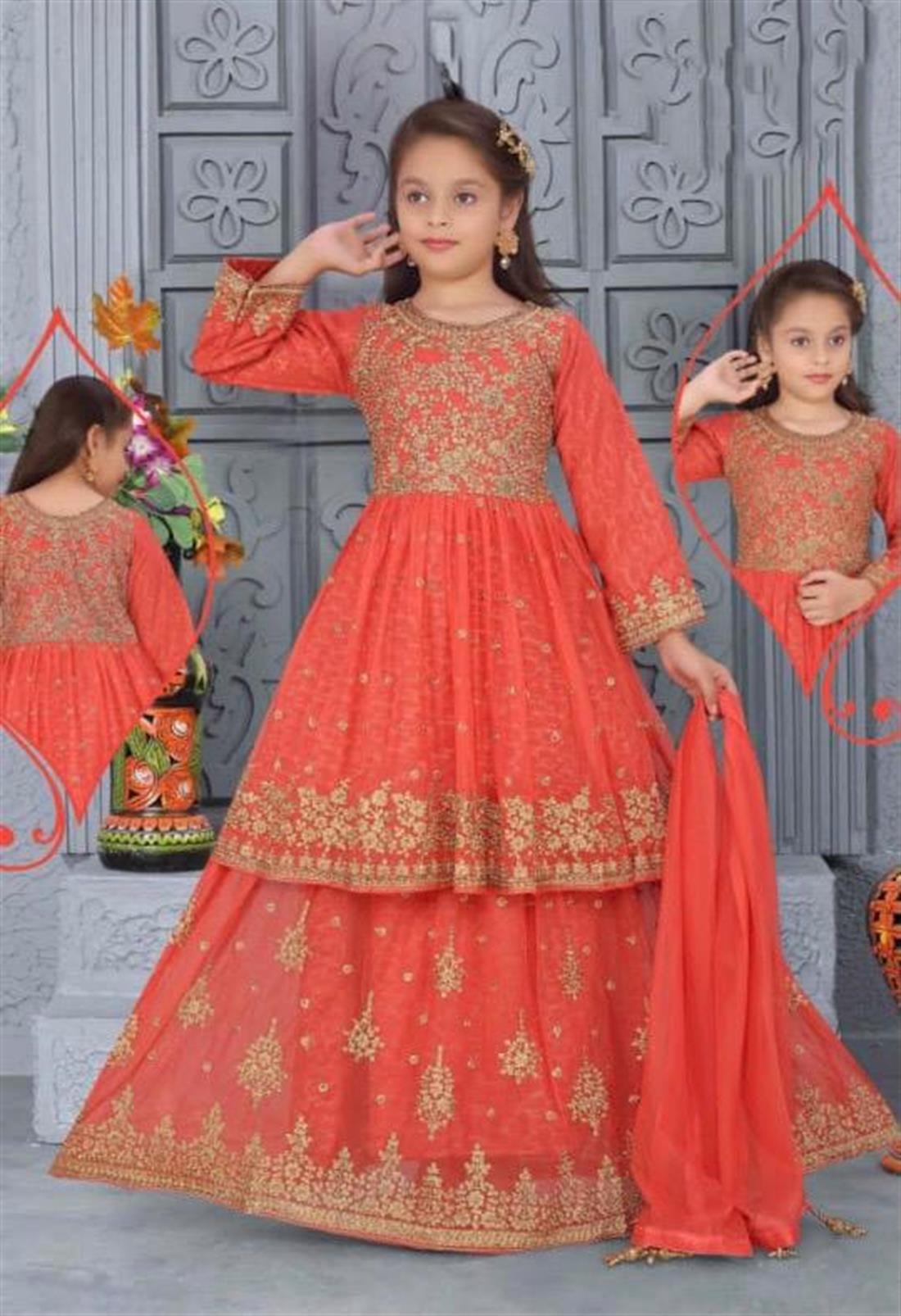 Pink Girls 3 Piece Suit