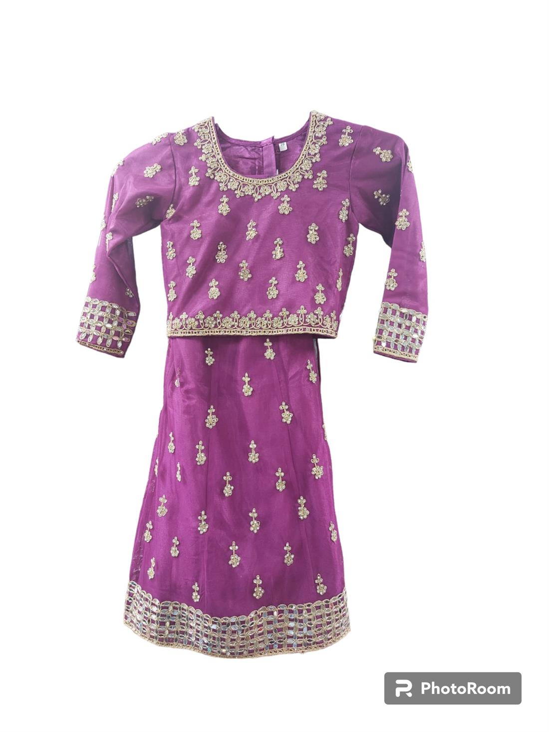Purple Girls 3 Piece Suit