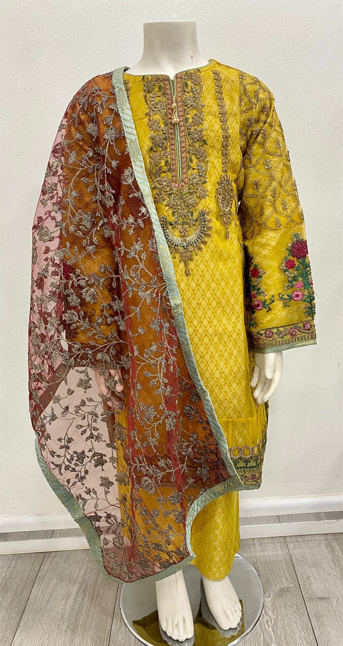 Mustard Girls 3 Piece Suit