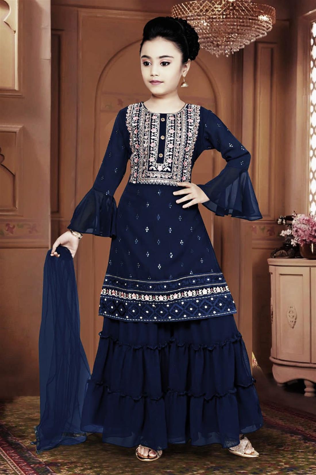 Navy Girl 3 Piece Suit