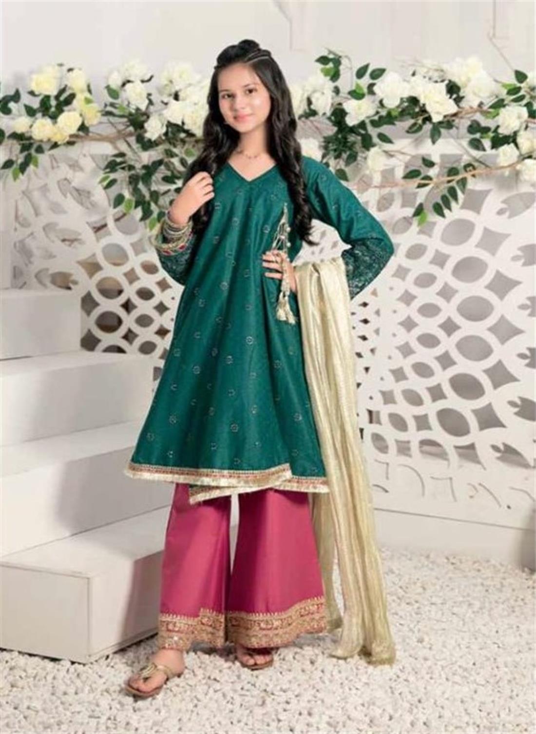 Green Girls 3 Piece Suit
