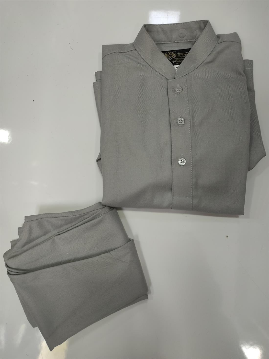 Grey Mens Salwar Kameez