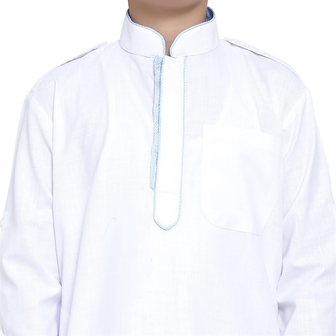 White Mens Salwar Kameez