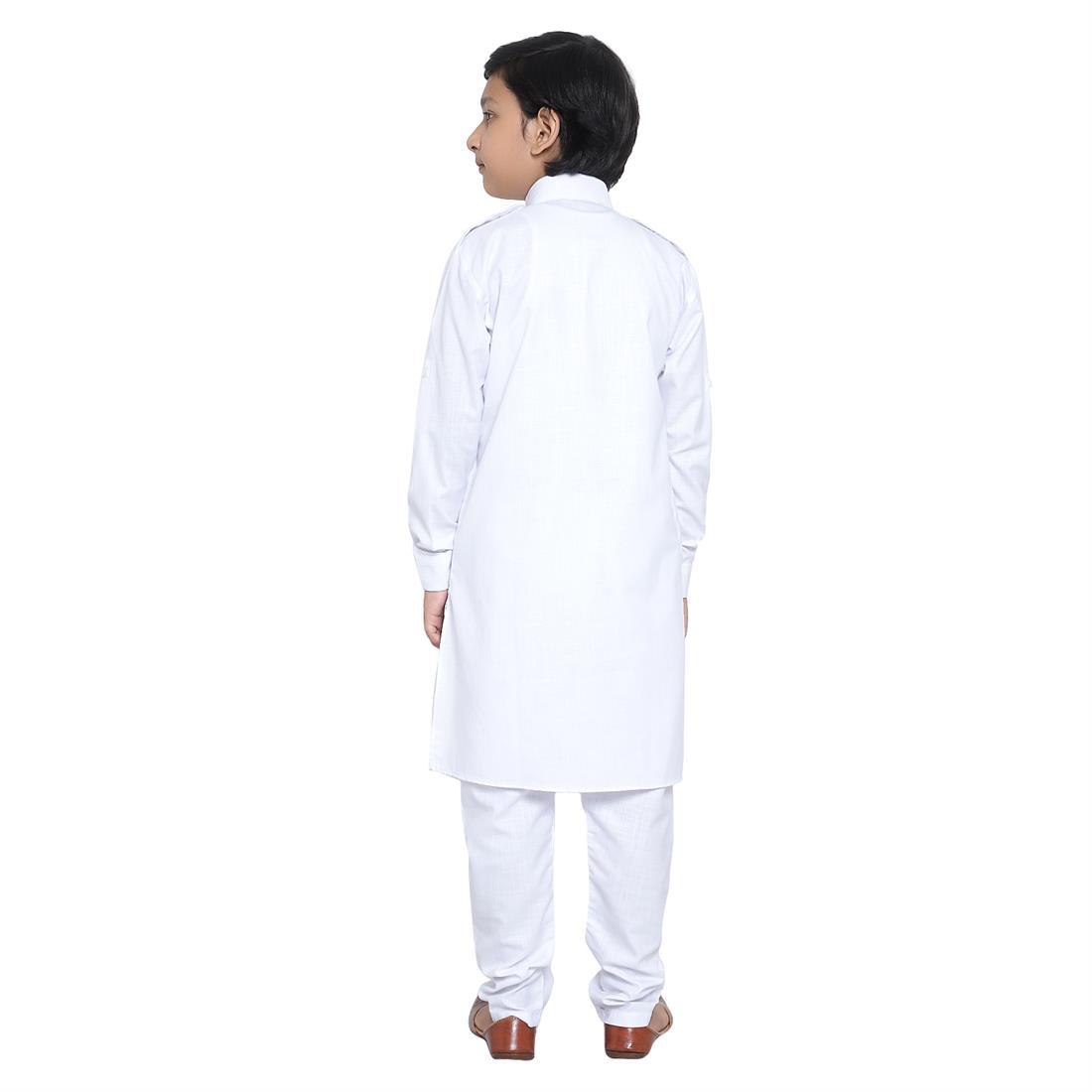 White Mens Salwar Kameez
