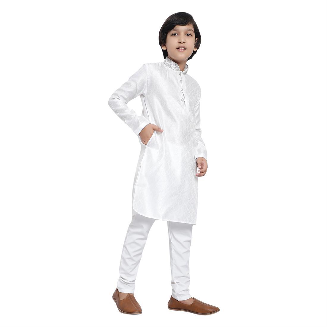 White Mens Salwar Kameez