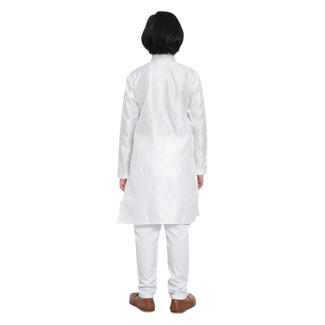 White Mens Salwar Kameez