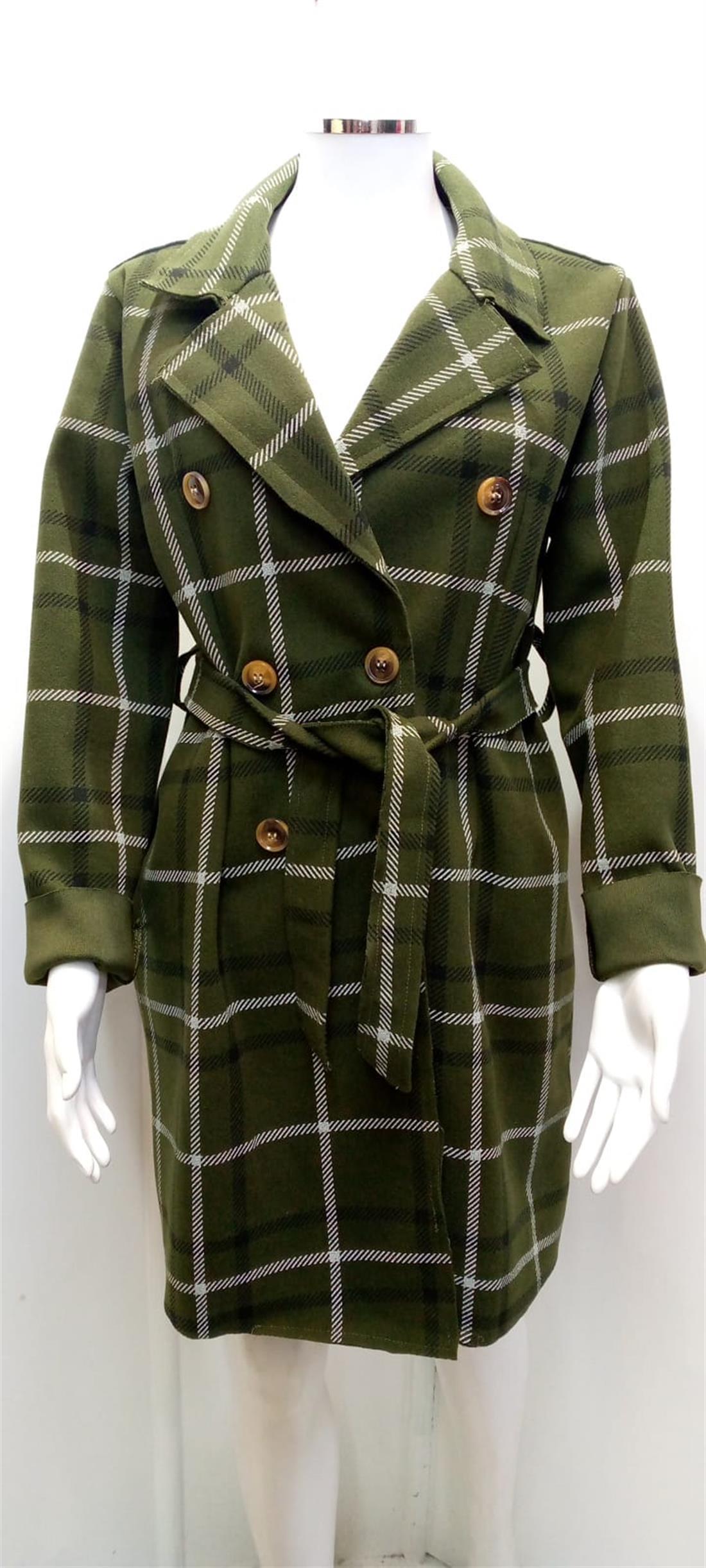 Olive Ladies Coat Jacket