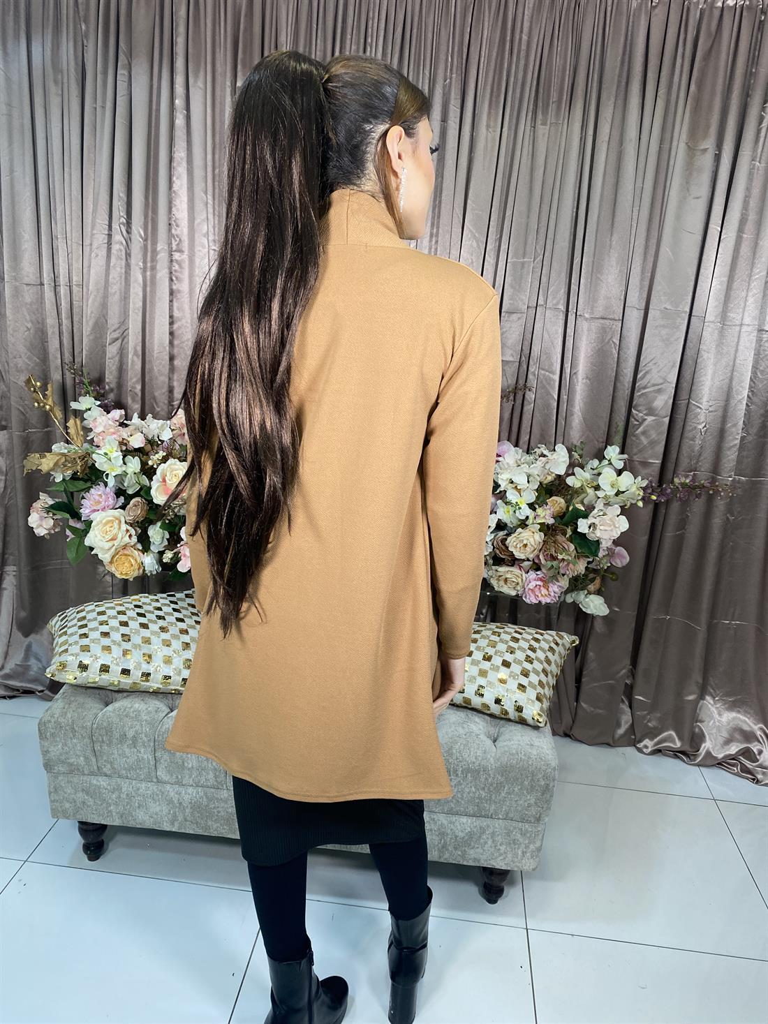 Brown Ladies Cardigan Jacket