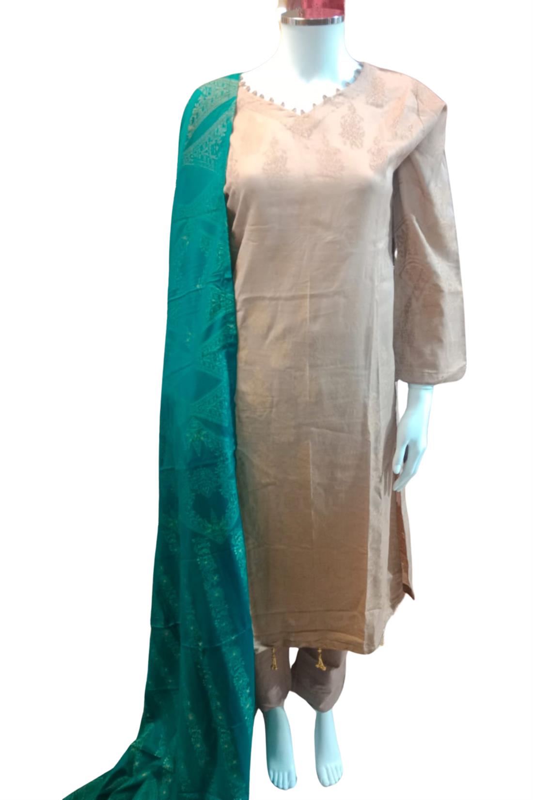 Brown Ladies 3 Piece Suit