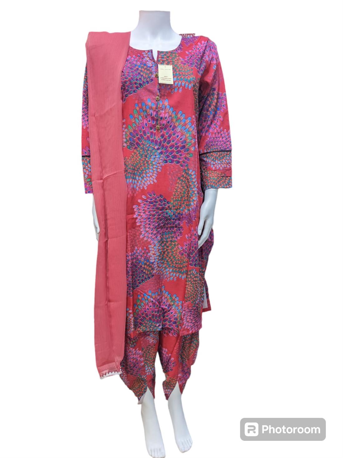 Red Ladies 3 Piece Suit